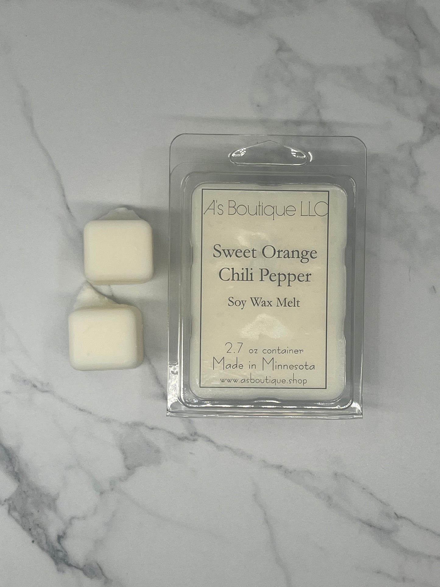 Soy Wax Melt | Sweet Orange Chili Pepper|