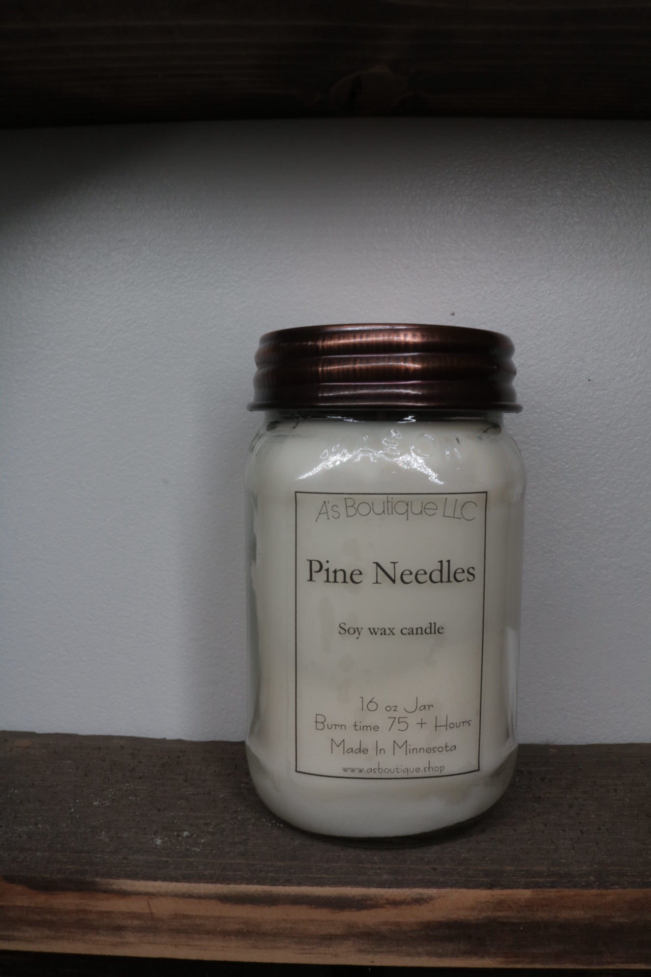 16 oz Soy Candle | Pine Needles |