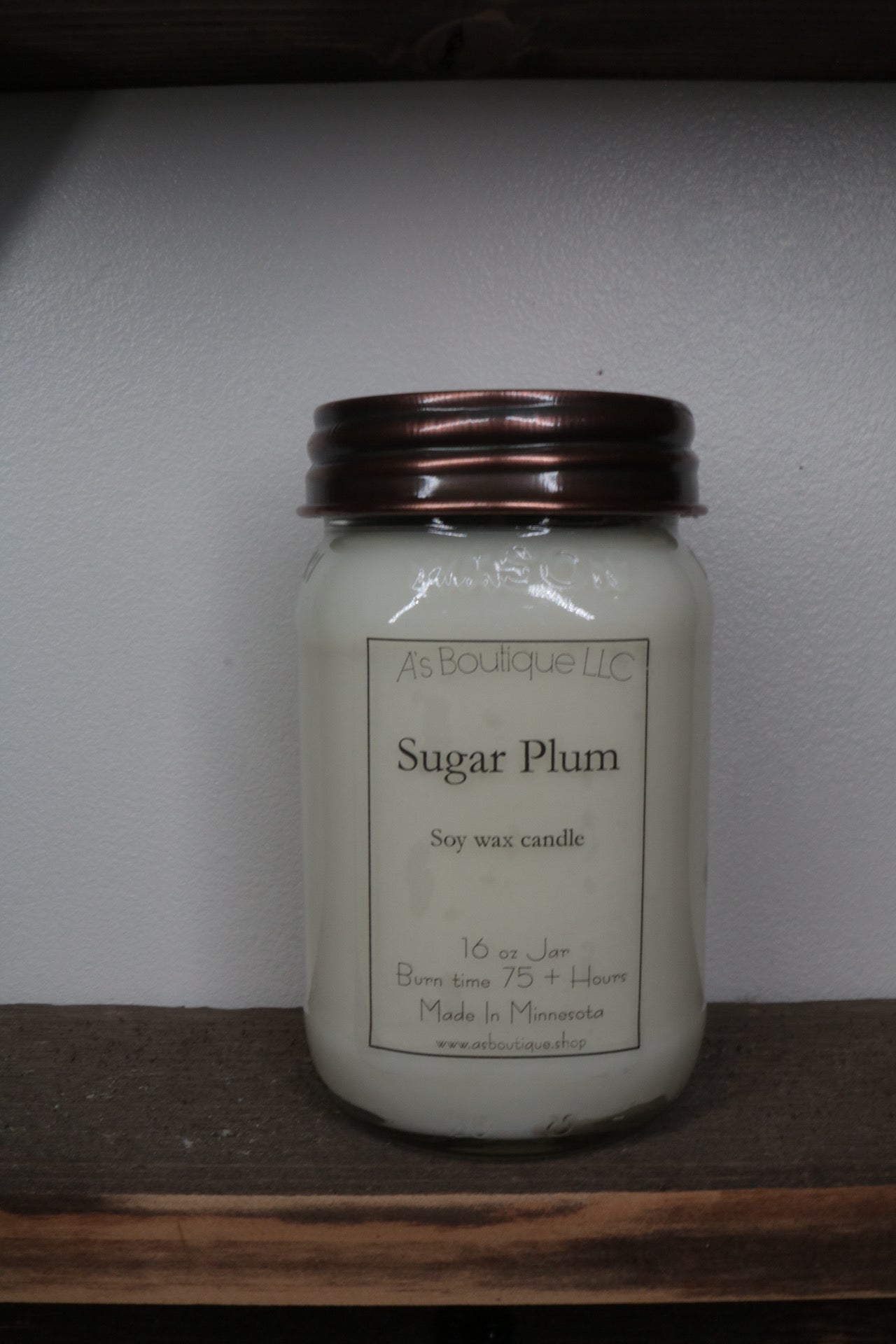 16 oz Soy Candle | Sugar Plum |