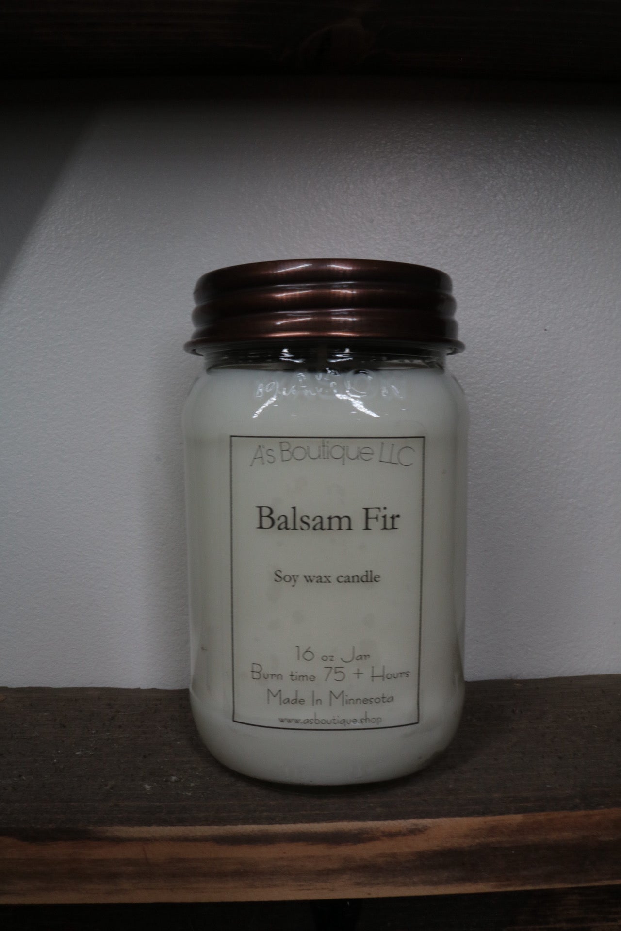 16 oz Soy Candle |Balsam Fir |
