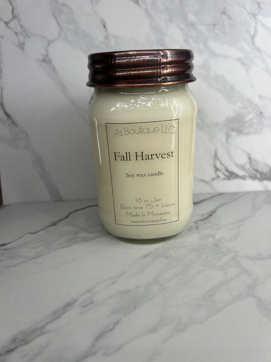 16 oz Soy Candle | Fall Harvest|