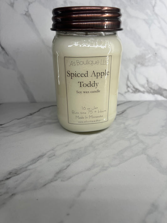 16 oz Soy Candle |Spiced Apple Toddy|
