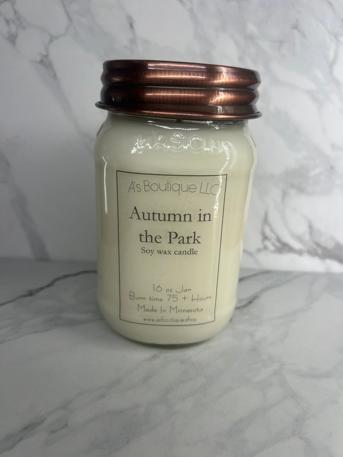 16 oz Soy Candle | Autumn in the Park |