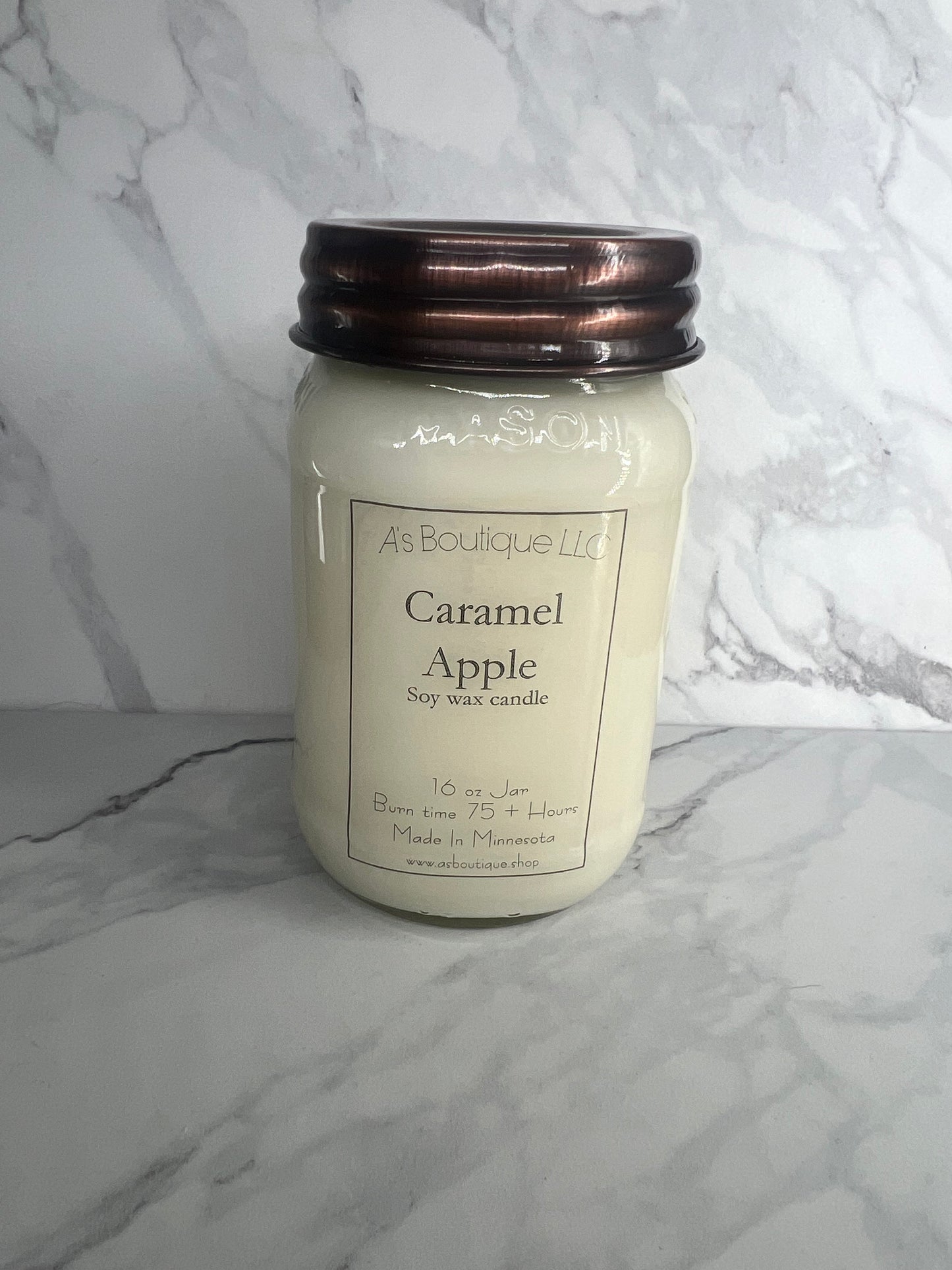 16 oz Soy Candle | Caramel Apple|