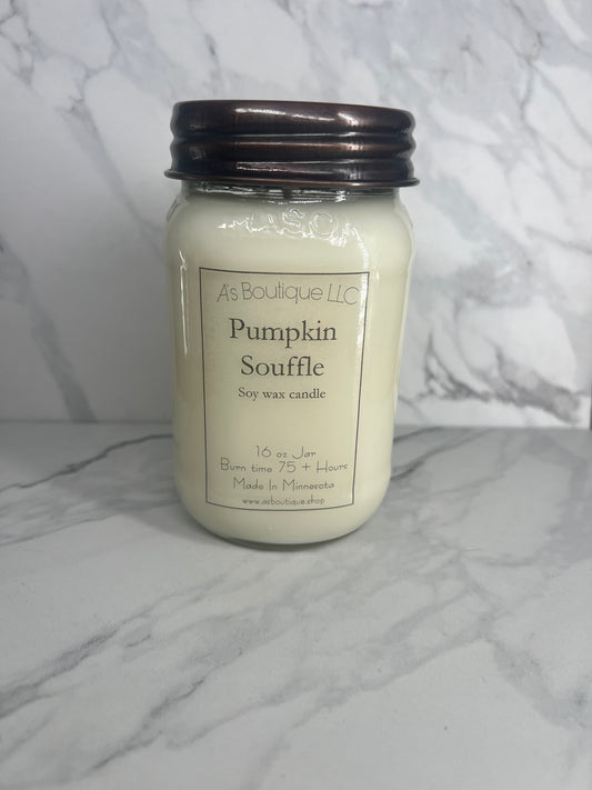 16 oz Soy Candle | Pumpkin Souffle |