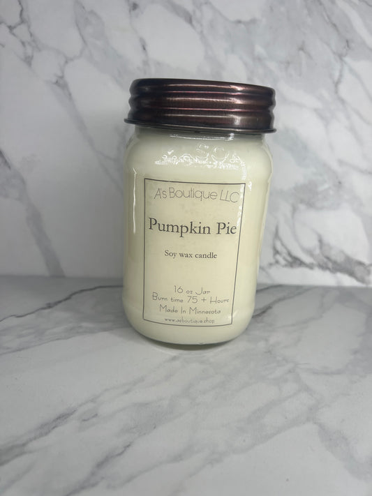 16 oz Soy Candle | Pumpkin Pie|