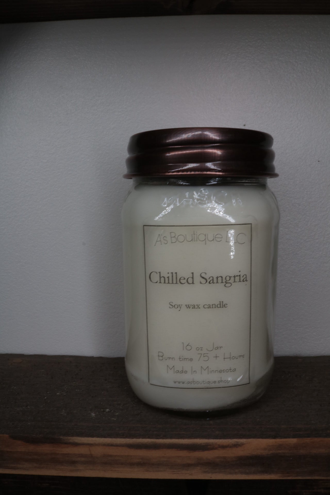 16 oz Soy Candle | Chilled Sangria |