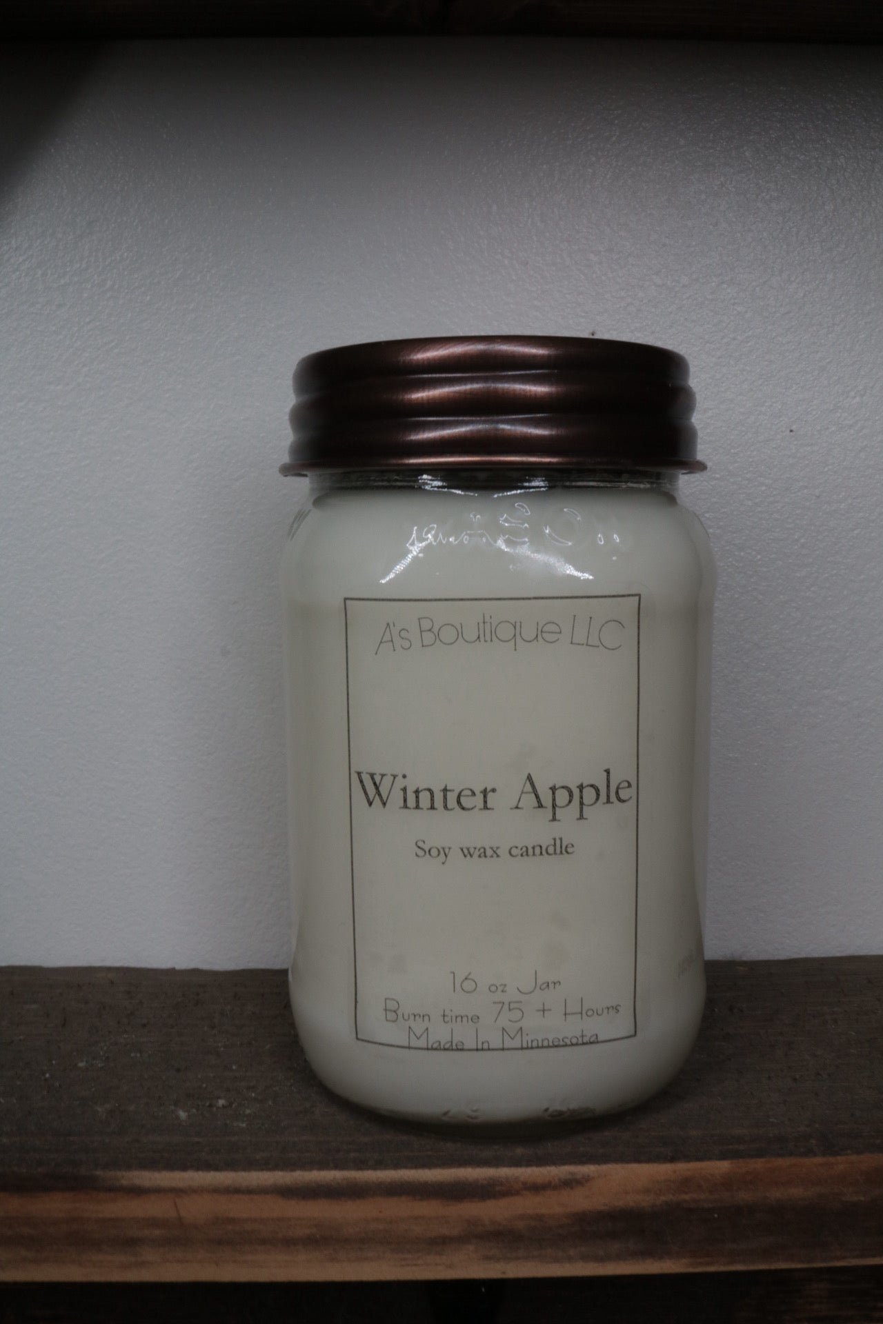 16 oz Soy Candle | Winter Apple |