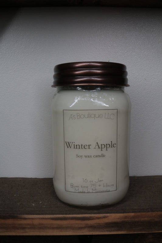 16 oz Soy Candle | Winter Apple |
