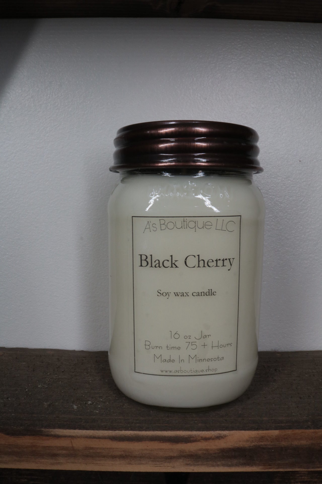 16 oz Soy Candle | Black Cherry |