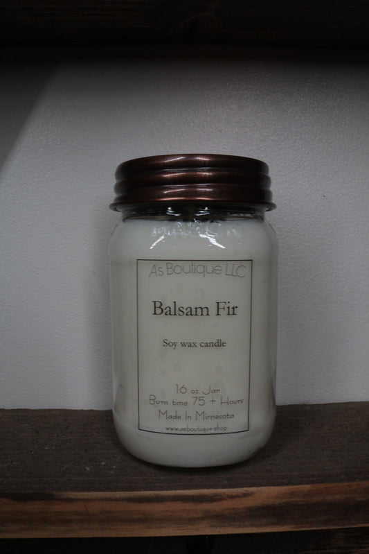 16 oz Soy Candle |Balsam Fir  |