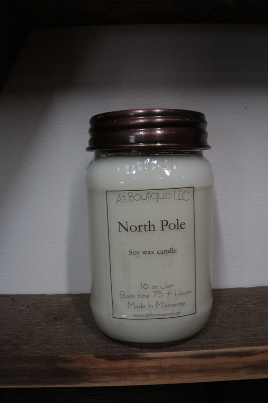 16 oz Soy Candle | North Pole |