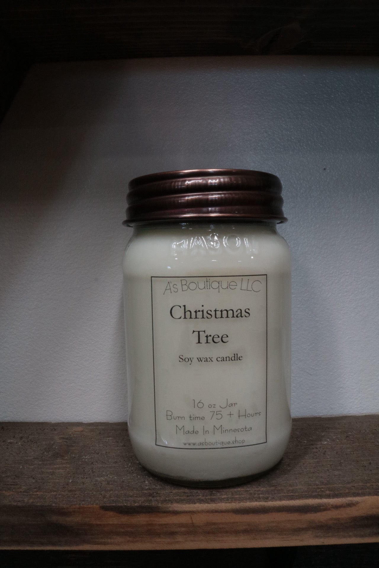 16 oz Soy Candle | Christmas Tree |